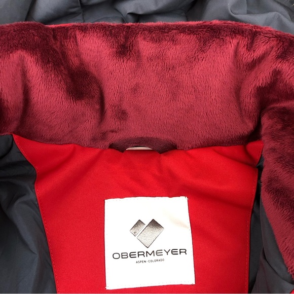 Women’s Red Obermeyer Tuscany II Insulated Ski Jacket - Size 16 - Picture 6 of 16